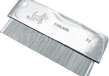 Spratts No. 77 Extra Dense Grooming Comb – Stainless Steel Teeth, Handle-Free Design
