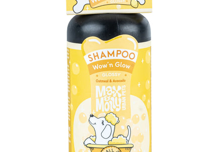 Max&Molly Wow'n Glow Shampoo 250ml – Shine-Enhancing Formula, Gentle Cleansing Action