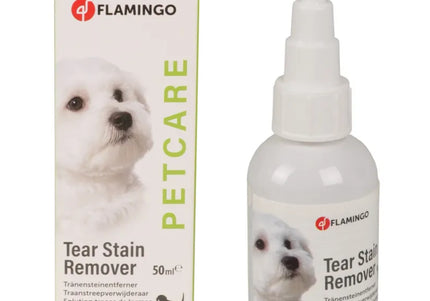 Flamingo Tear Stain Remover 50ml – Gentle Eye Area Cleanser, Fast-Acting Formula for Discoloration