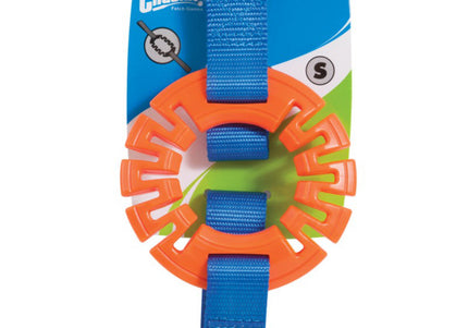 Chuckit! Tug Ring – Shock Absorbing Rubber Dog Toy, Small Size, Durable Design