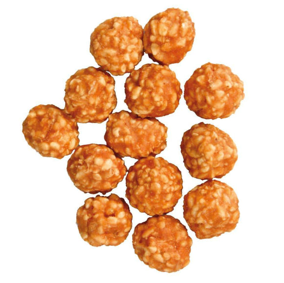 Flamingo Hapki Chicken & Rice Balls 75g – Tasty Bite-Sized Dog Treats with Real Chicken and Rice