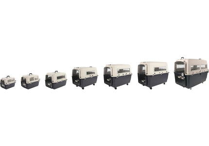 Flamingo Nomad IATA Transport Box M – Secure Plastic Carrier, Ventilated, Up to 18kg