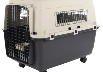 Flamingo Nomad IATA Transport Box L – Large Dog Carrier with Wheels, Durable Design up to 25kg