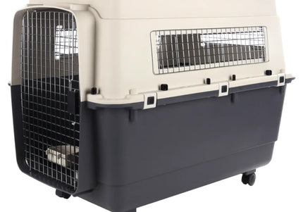 Flamingo Nomad IATA XXL Transport Box – Extra-Large Dog Carrier with Wheels, Up to 50kg