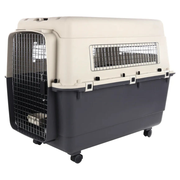 Flamingo Nomad IATA XXL Transport Box – Extra-Large Dog Carrier with Wheels, Up to 50kg
