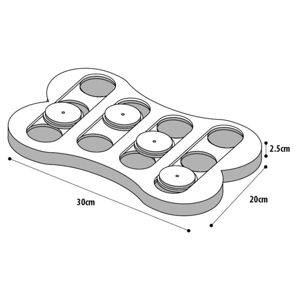 Flamingo Braintrain Apollo Interactive Puzzle Toy – Durable Educational Enrichment Game