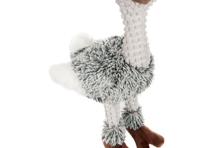 Flamingo Plush Emu Dog Toy 30cm – Soft Squeaky Plush, Durable and Entertaining