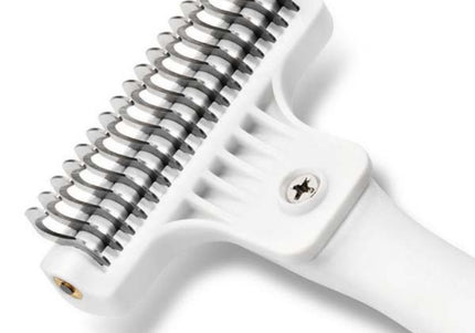 Andis DeShedding Tool – Stainless Steel Hook Trimmer, Ergonomic Grip for Easy Coat Removal