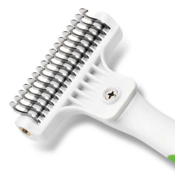 Andis DeShedding Tool – Stainless Steel Hook Trimmer, Ergonomic Grip for Easy Coat Removal