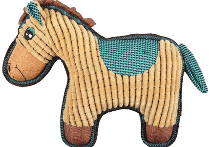 Flamingo Plush Horse Toy 30cm – Soft Squeaky Companion, Durable and Entertaining