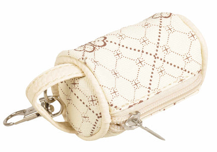 Flamingo Vito Poop Bag Holder White – Chic Dispenser with Starter Roll, Stylish and Compact