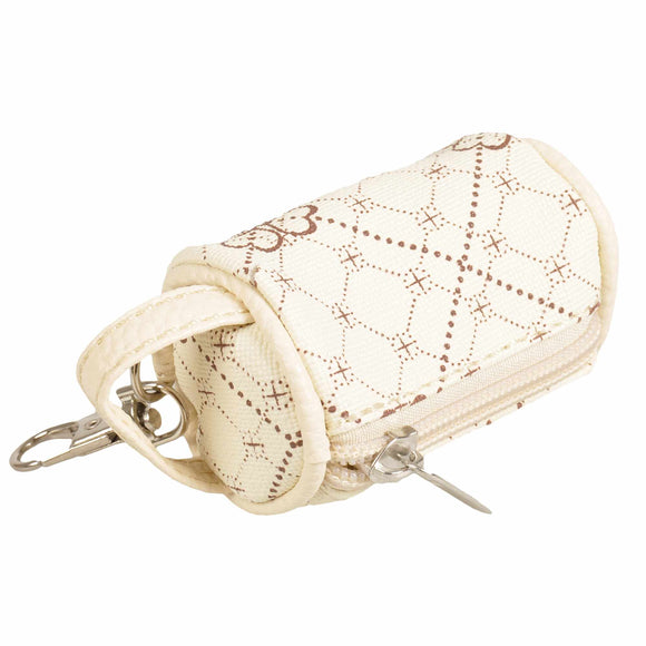 Flamingo Vito Poop Bag Holder White – Chic Dispenser with Starter Roll, Stylish and Compact