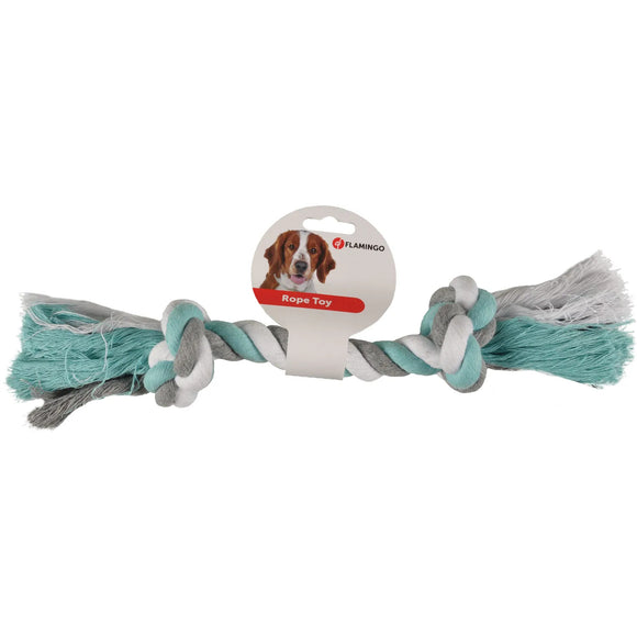 Flamingo Jim Rope Chew Toy – Small Durable Braided Rope, Promotes Healthy Play