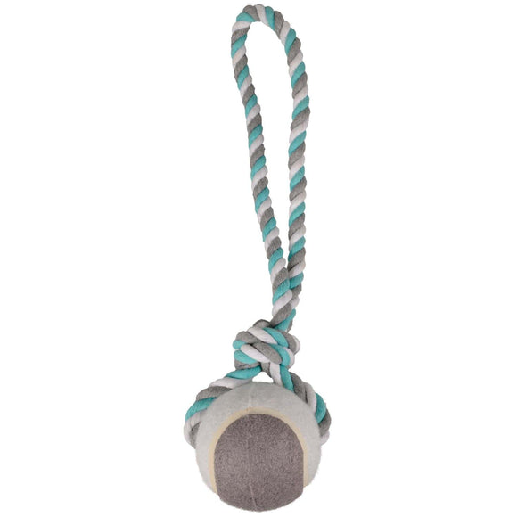 Flamingo Rope Tennis Ball Toy – Small Size, Durable Interactive Play Ball with Rope