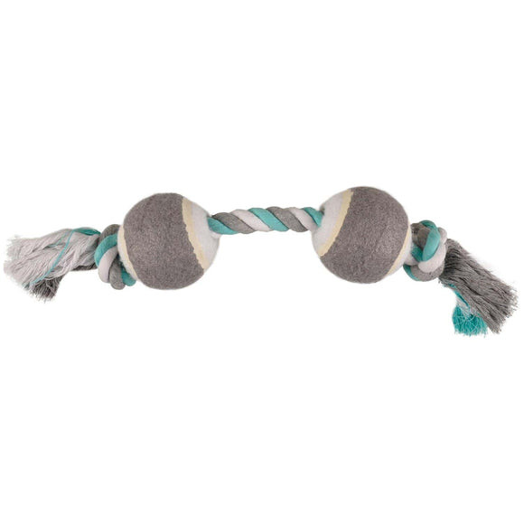Flamingo Rope Duotennis Toy – Mint Tennis Balls with Durable Rope, Interactive Play