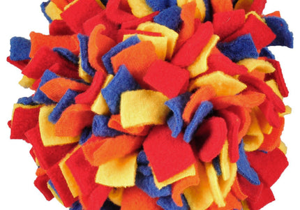 Flamingo Fleece Ball Sniff Toy – Soft Interactive Enrichment Ball, Durable Design