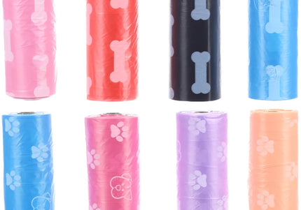 Flamingo Colorful Poop Bags – Durable Leakproof Waste Bag Roll, 15 Count