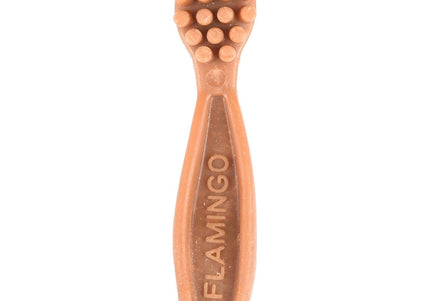 Flamingo Veggie Snacks – Toothbrush-Shaped Chews, 12.5cm, Plant-Based, Promotes Dental Health