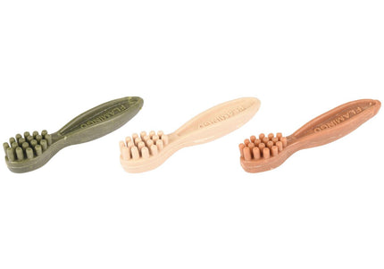 Flamingo Veggie Snacks 10cm – Toothbrush-Shaped Chews, Plant-Based, Promotes Dental Health