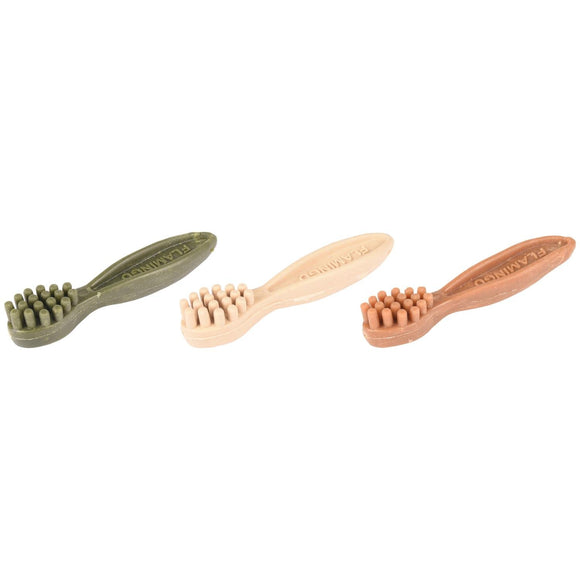 Flamingo Veggie Snacks – Toothbrush-Shaped Chews, 7.5cm, Plant-Based and Cleansing