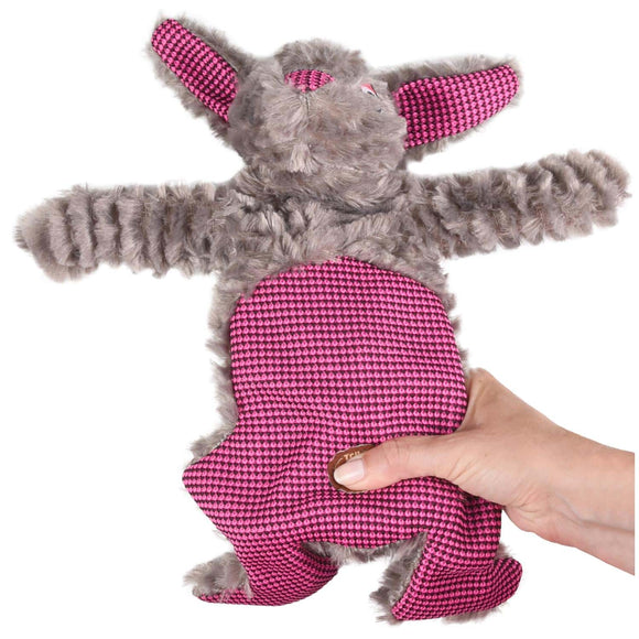 Flamingo Rabbit Plush Toy 31cm – Rustling Sound, Movable Paws, Engaging Playtime