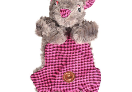 Flamingo Rabbit Plush Toy 31cm – Rustling Sound, Movable Paws, Engaging Playtime