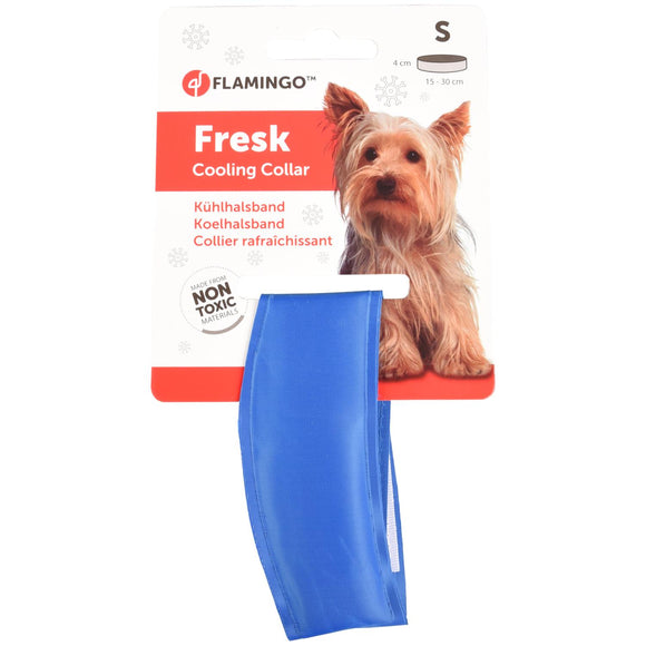 Flamingo Fresk Cooling Collar – Adjustable Medium Size, Lightweight and Fast-Acting Relief