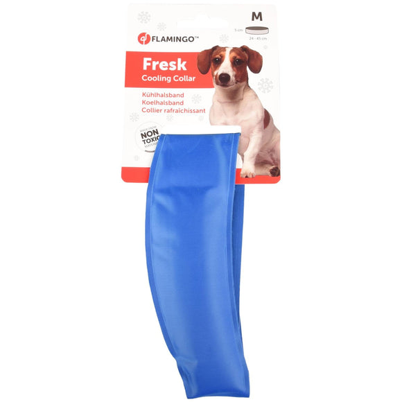 Flamingo Fresk Cooling Collar – Adjustable Medium Size, Lightweight and Fast-Acting Relief