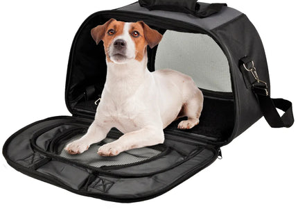 Flamingo Doris Pet Carrying Bag – Solid Portable Carrier, 48x29x31cm, Up to 7kg