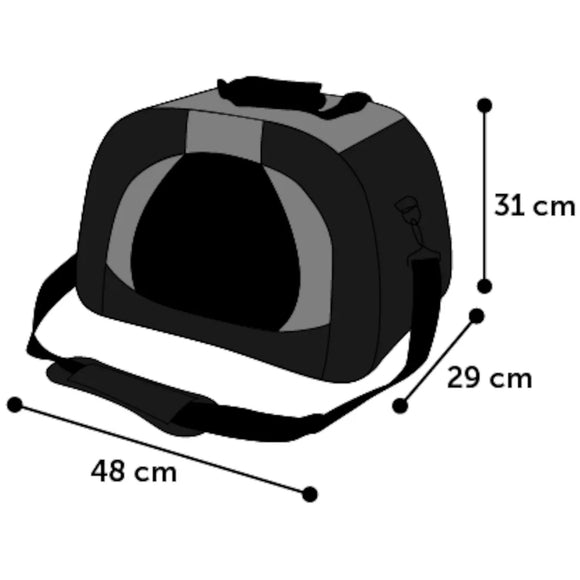 Flamingo Doris Pet Carrying Bag – Solid Portable Carrier, 48x29x31cm, Up to 7kg