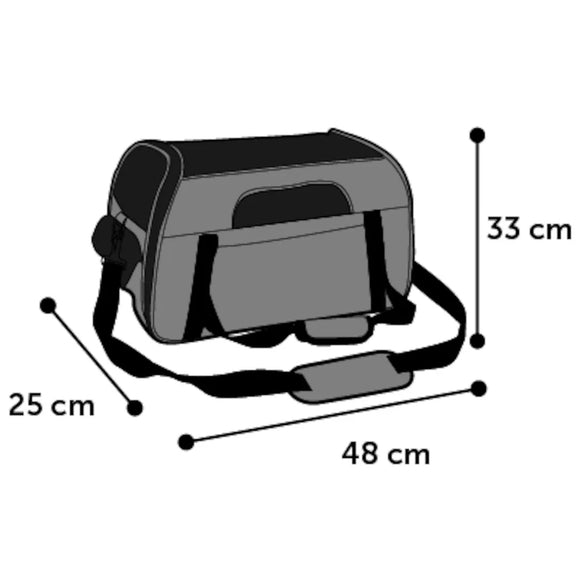 Flamingo Gisel Carrying Bag – Lightweight Pet Carrier, 7kg Capacity, 48x25x33cm, Comfortable Design