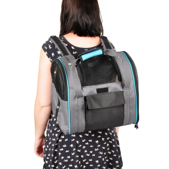 Flamingo Lenie Pet Backpack – Comfortable Carrier, Ventilated Design, Holds Up to 7kg