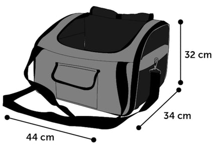 Flamingo Ida 2-in-1 Car Seat and Carrying Bag – Versatile Travel Solution, Up to 7kg, 44x34x32cm