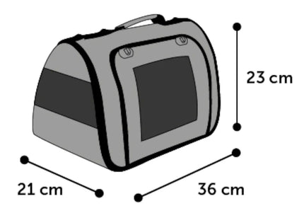 Flamingo Audrey Carrying Bag – Compact Soft-Sided Pet Carrier, 5kg Capacity, 36x21x23cm