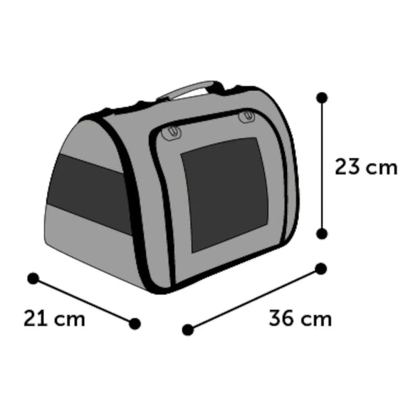 Flamingo Audrey Carrying Bag – Compact Soft-Sided Pet Carrier, 5kg Capacity, 36x21x23cm