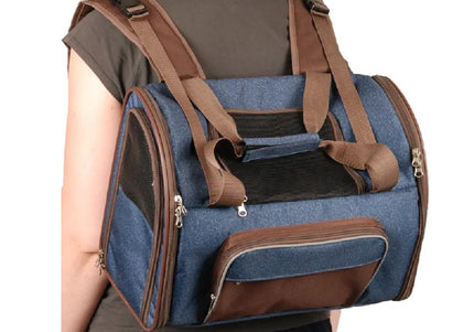 Flamingo Elodie Pet Backpack – Comfortable Carrier, Ventilated Design, Up to 8kg, 41x23x29cm