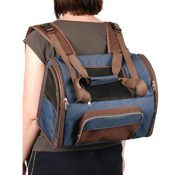 Flamingo Elodie Pet Backpack – Comfortable Carrier, Ventilated Design, Up to 8kg, 41x23x29cm