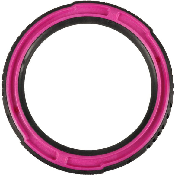 Flamingo Foam Ring Rose – Solid Lightweight Dog Chew Ring, Small Size, Durable Design
