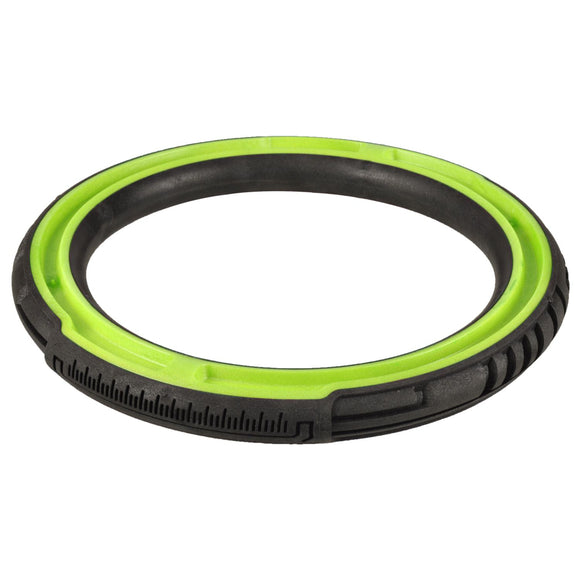 Flamingo Foam Ring Green – Solid Lightweight Dog Toy, Small Size, Durable Design