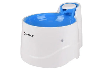 Flamingo Bellagio Automatic Water Feeder 2L – Quiet Blue Pet Fountain with Continuous Flow