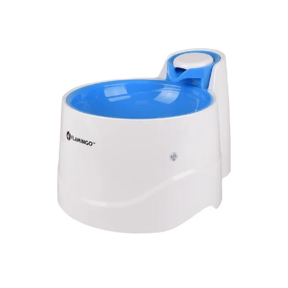Flamingo Bellagio Automatic Water Feeder 2L – Quiet Blue Pet Fountain with Continuous Flow