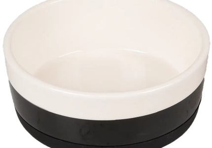Flamingo Duke Ceramic Bowl – Small Non-Slip Pet Feeding Dish, Durable Glazed Finish
