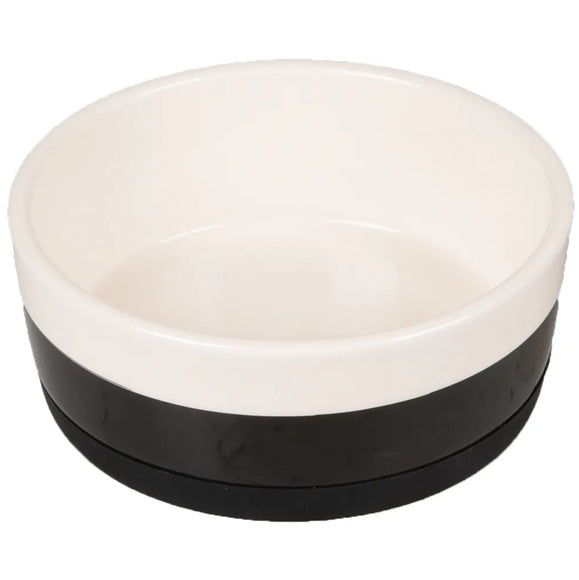 Flamingo Duke Ceramic Bowl – Small Non-Slip Pet Feeding Dish, Durable Glazed Finish