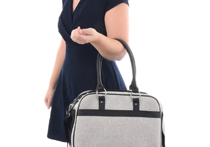 Flamingo Justine Carrying Bag – Stylish Dark Gray Pet Carrier, 44x23x32cm, Up to 5kg