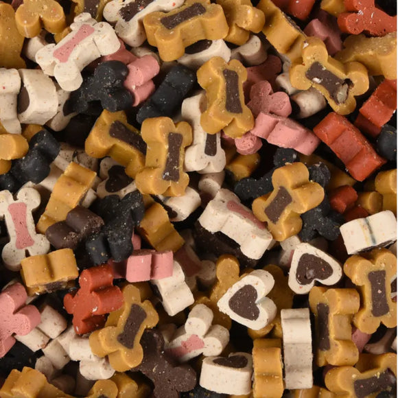 Flamingo Chew'n Snack Training Mix – Lamb, Beef, Fish Variety, 1.8kg, Tasty Reward Treats