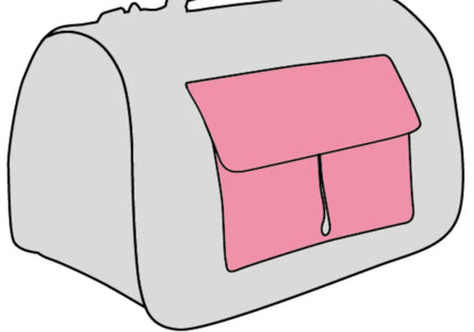 Flamingo Amy Pet Carrying Bag – Stylish Lightweight Carrier, 45x21x28cm, Holds Up to 7kg