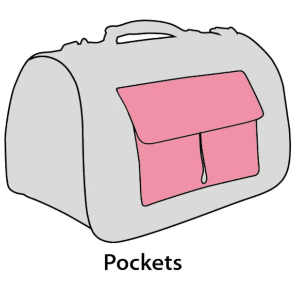 Flamingo Amy Pet Carrying Bag – Stylish Lightweight Carrier, 45x21x28cm, Holds Up to 7kg