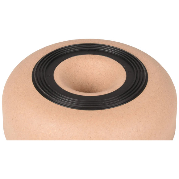 Flamingo Rimboe Slow Feeder Bamboo Dog Bowl – Medium, Promotes Healthy Eating Pace