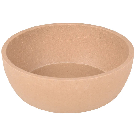 Flamingo Rimboe Bamboo Pet Bowl – Small, Eco-Friendly, Durable Design