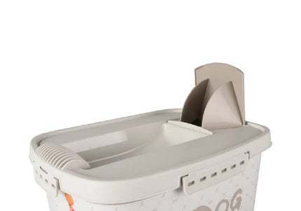 Flamingo June Food Barrel 23.3L – Large Airtight Dog Food Container with Scoop Included
